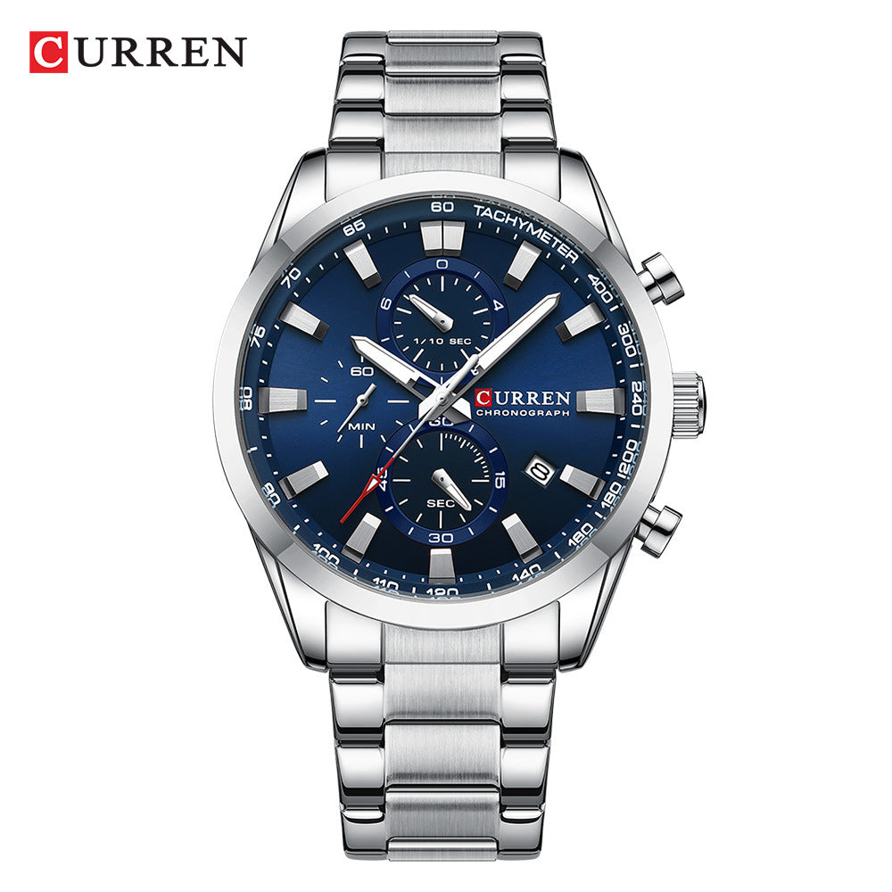 U.M | CURREN Men's Multifunctional Waterproof Calendar Watch