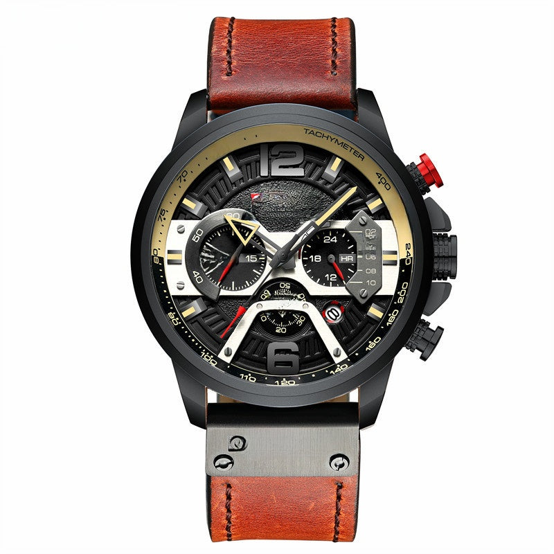 U.M | CURREN Mens Waterproof Quartz Watch