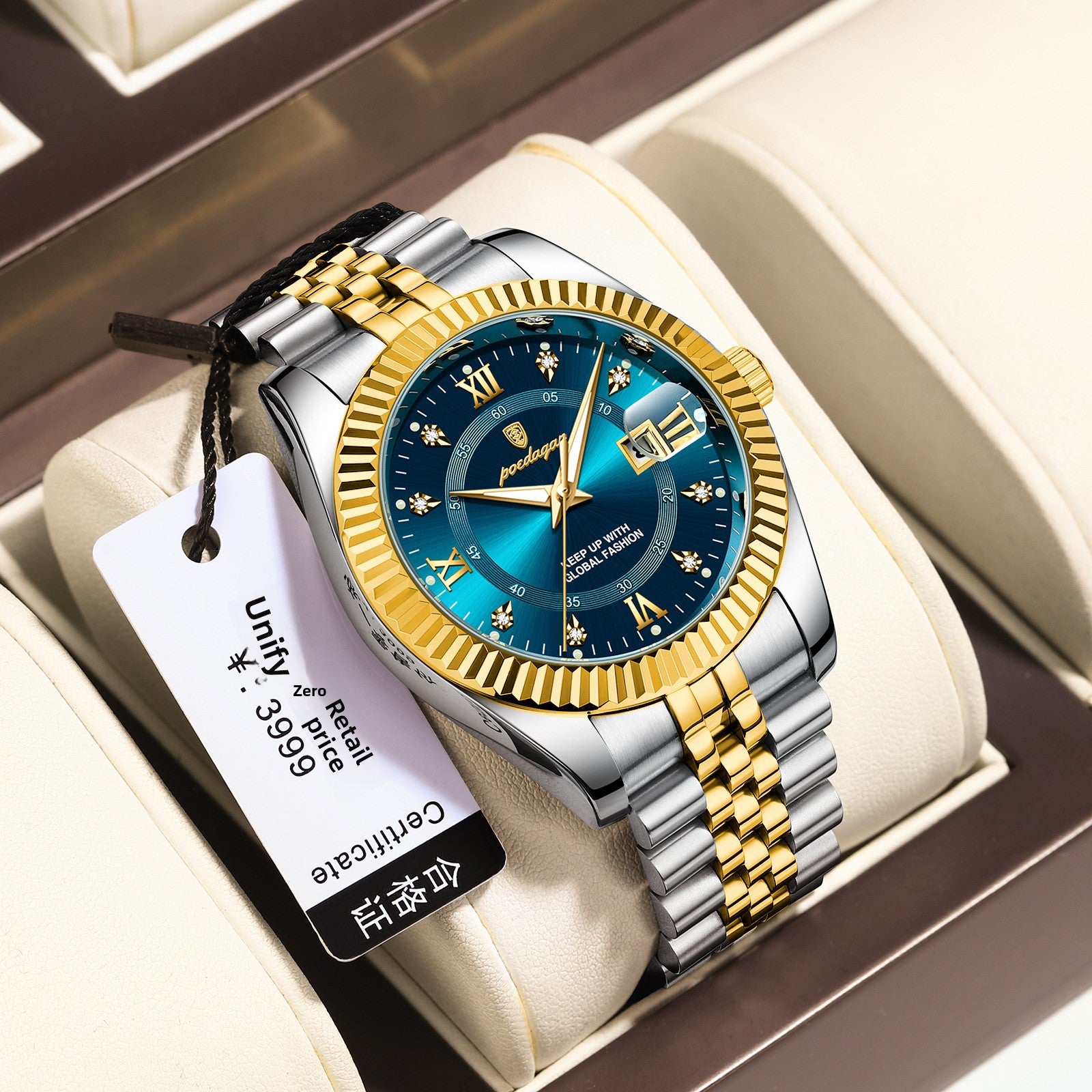 U.M | Swiss-Inspired Stainless Steel Men's Watch
