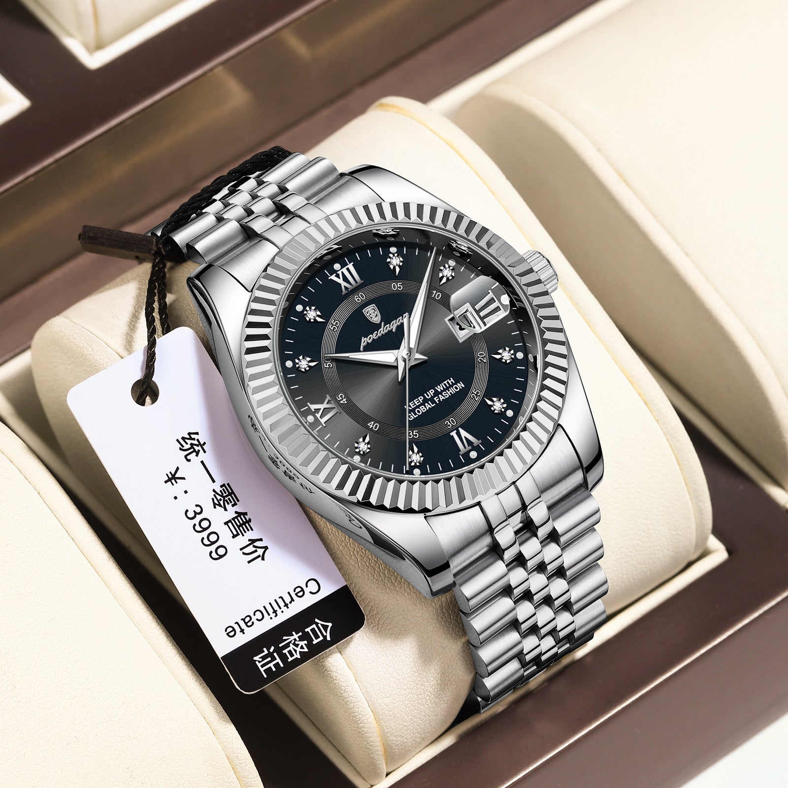 U.M | Swiss-Inspired Stainless Steel Men's Watch