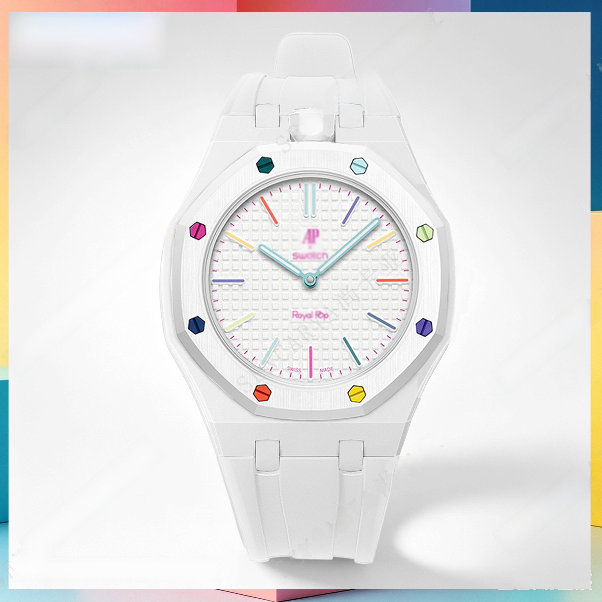U.M | Modified AP Collaboration Swatch Watch Strap Bio-Ceramic