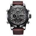 U.M | Chronograph Business Watch Men's Leather Digital Wristwatches
