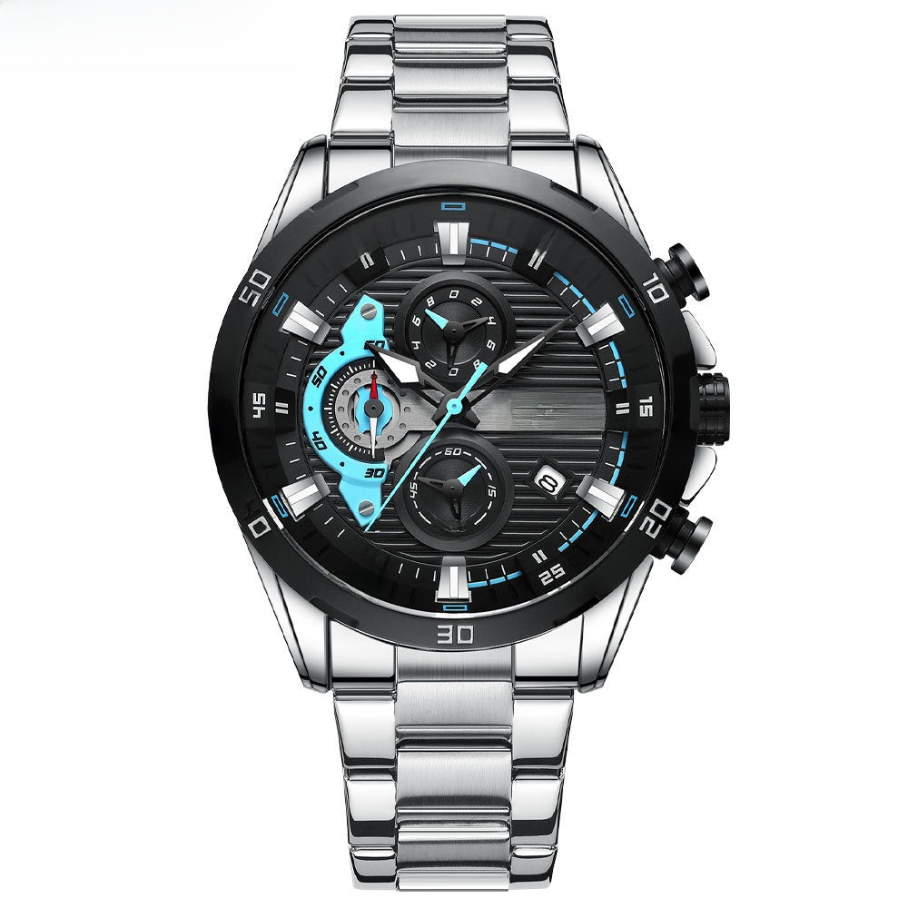 U.M | Curren Mens Business Quartz Watch Calendar Steel Band