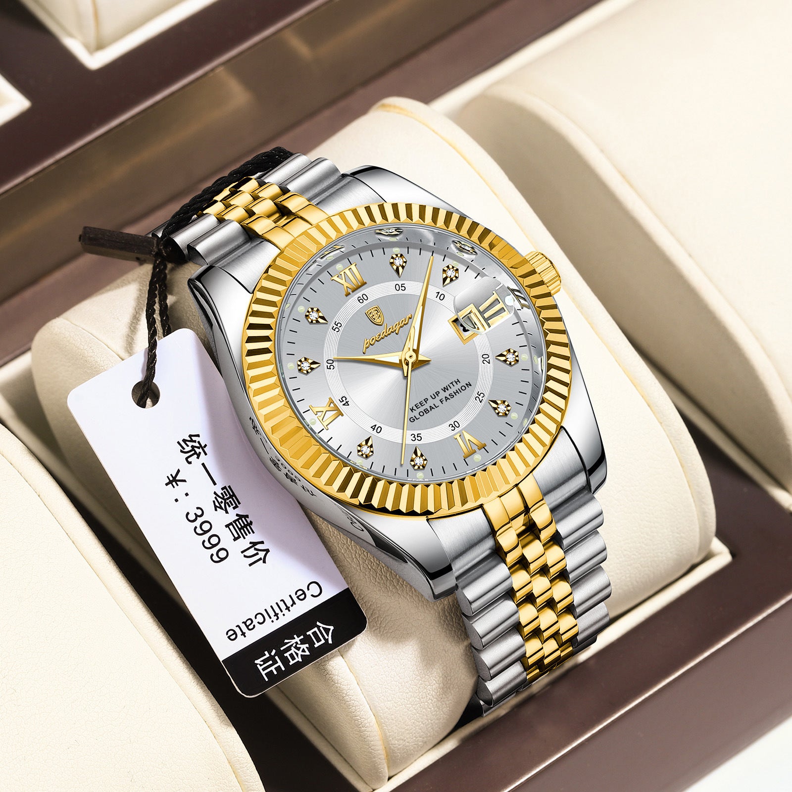 U.M | Swiss-Inspired Stainless Steel Men's Watch