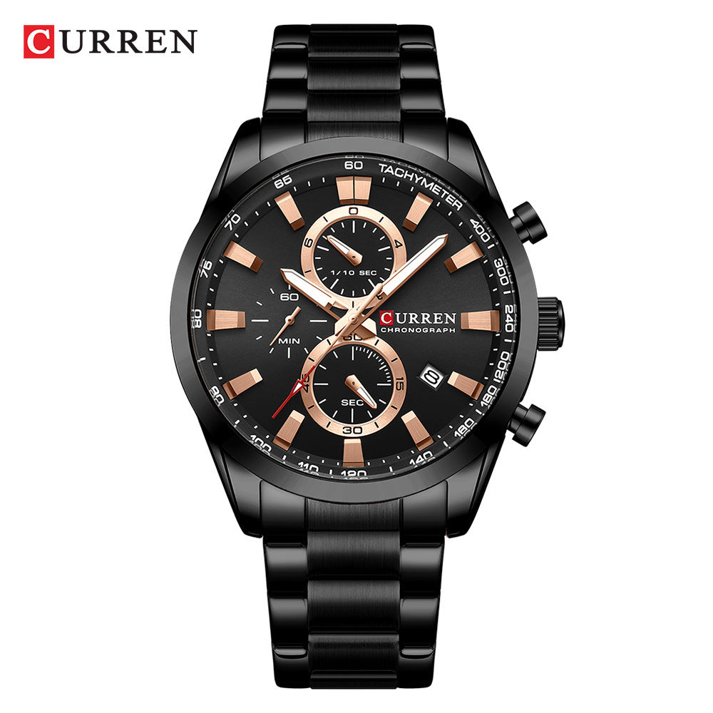 U.M | CURREN Men's Multifunctional Waterproof Calendar Watch