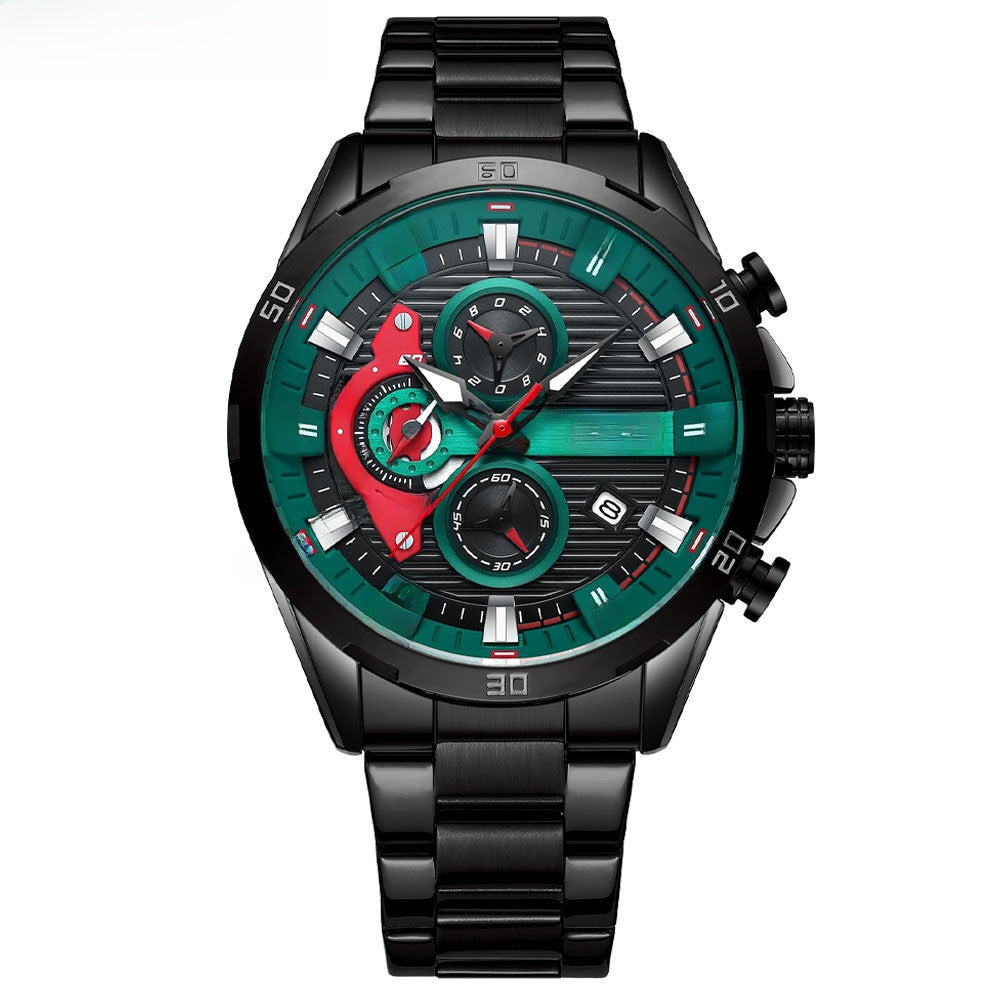 U.M | Curren Mens Business Quartz Watch Calendar Steel Band