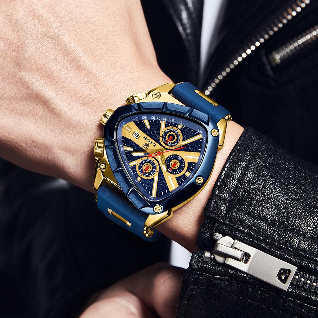 U.M | LIGE Polygonal Luminous Calendar Watch