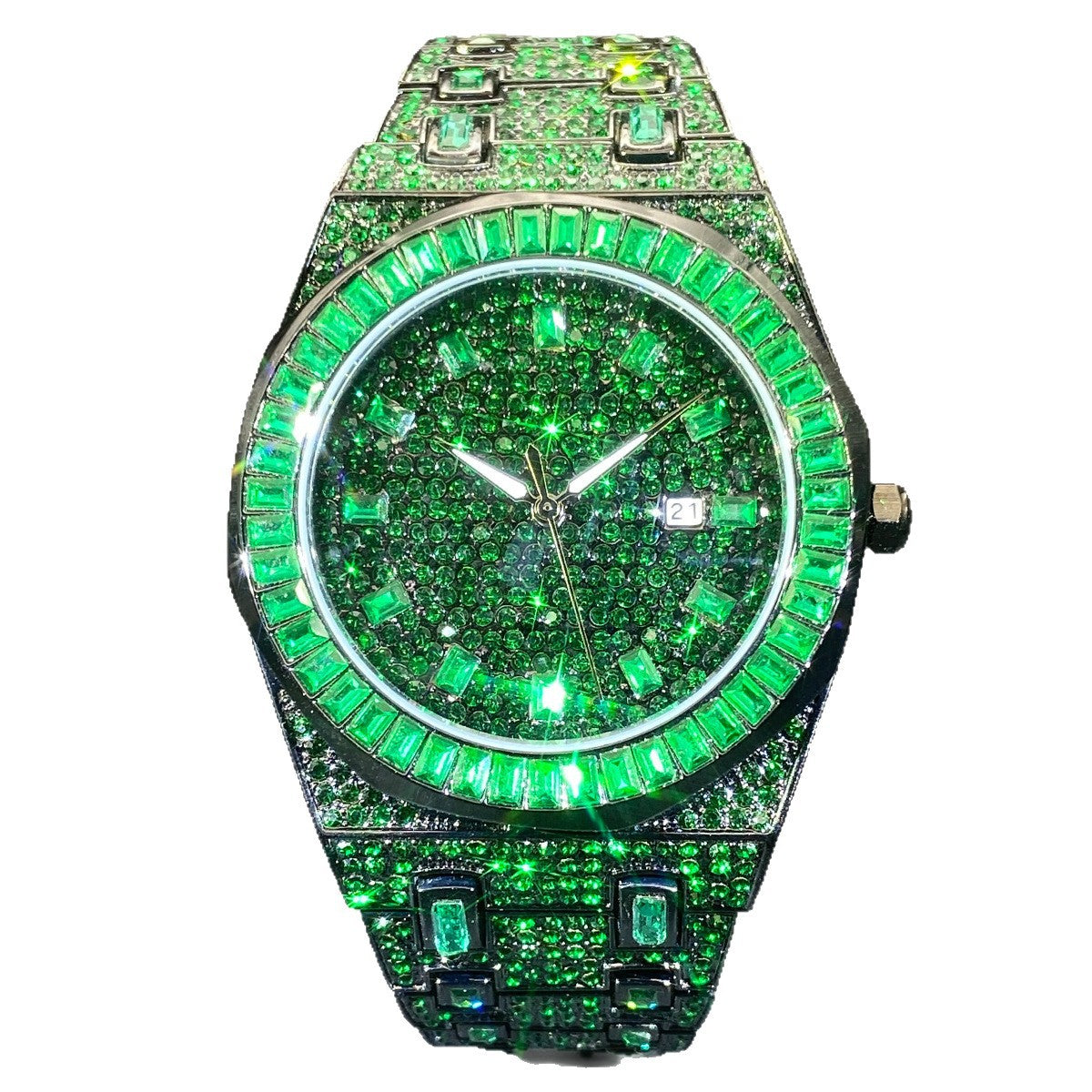 U.M | Fashionable Green Quartz Wristwatch