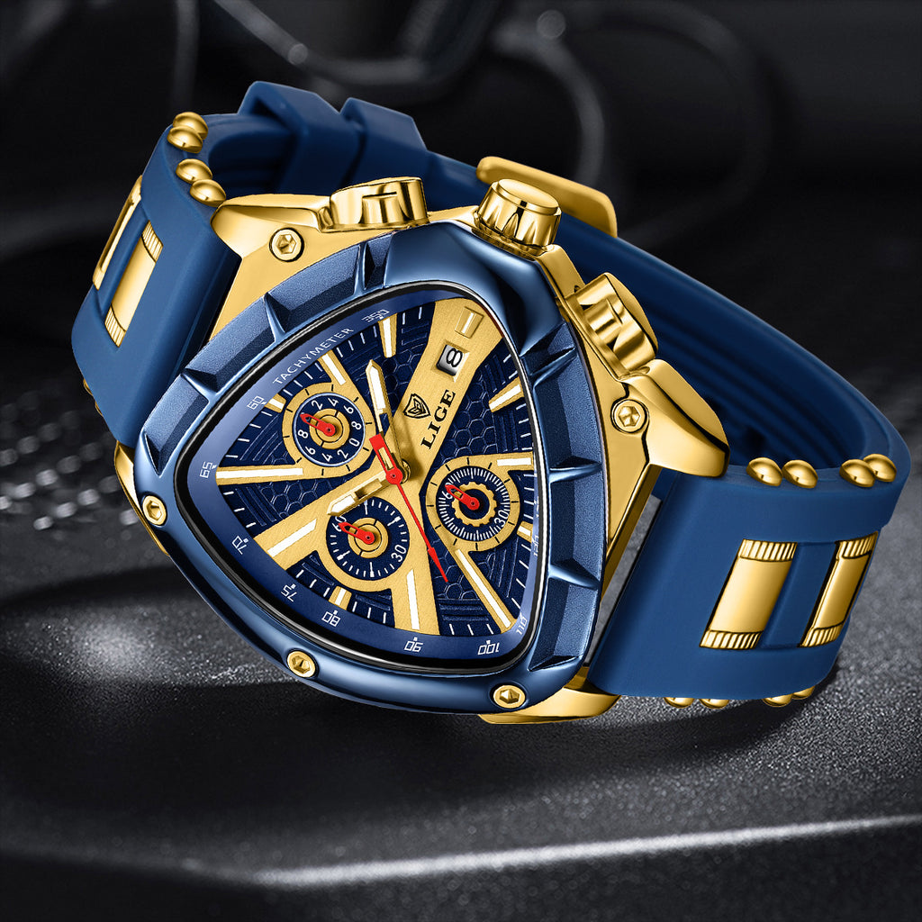 U.M | LIGE Polygonal Luminous Calendar Watch