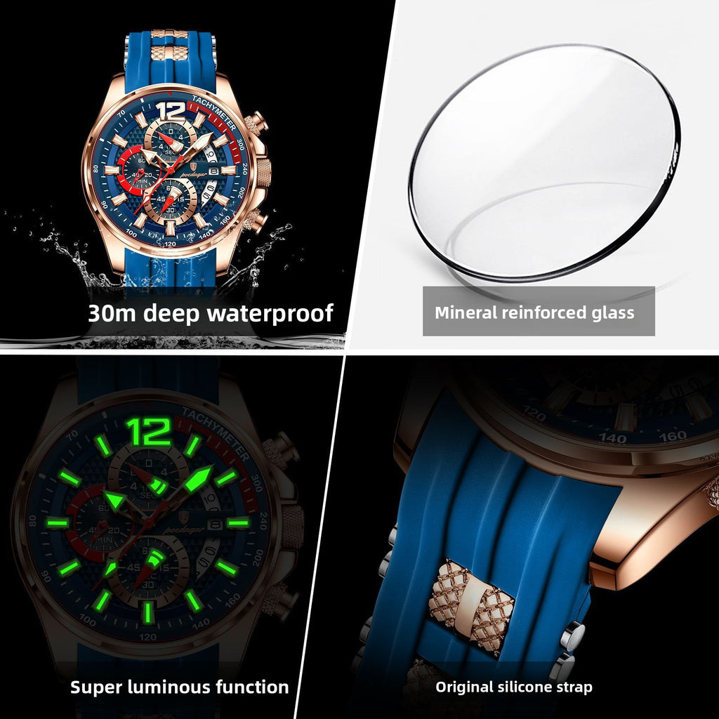U.M | Fashionable Sports Men's Watches, Waterproof Quartz Watches
