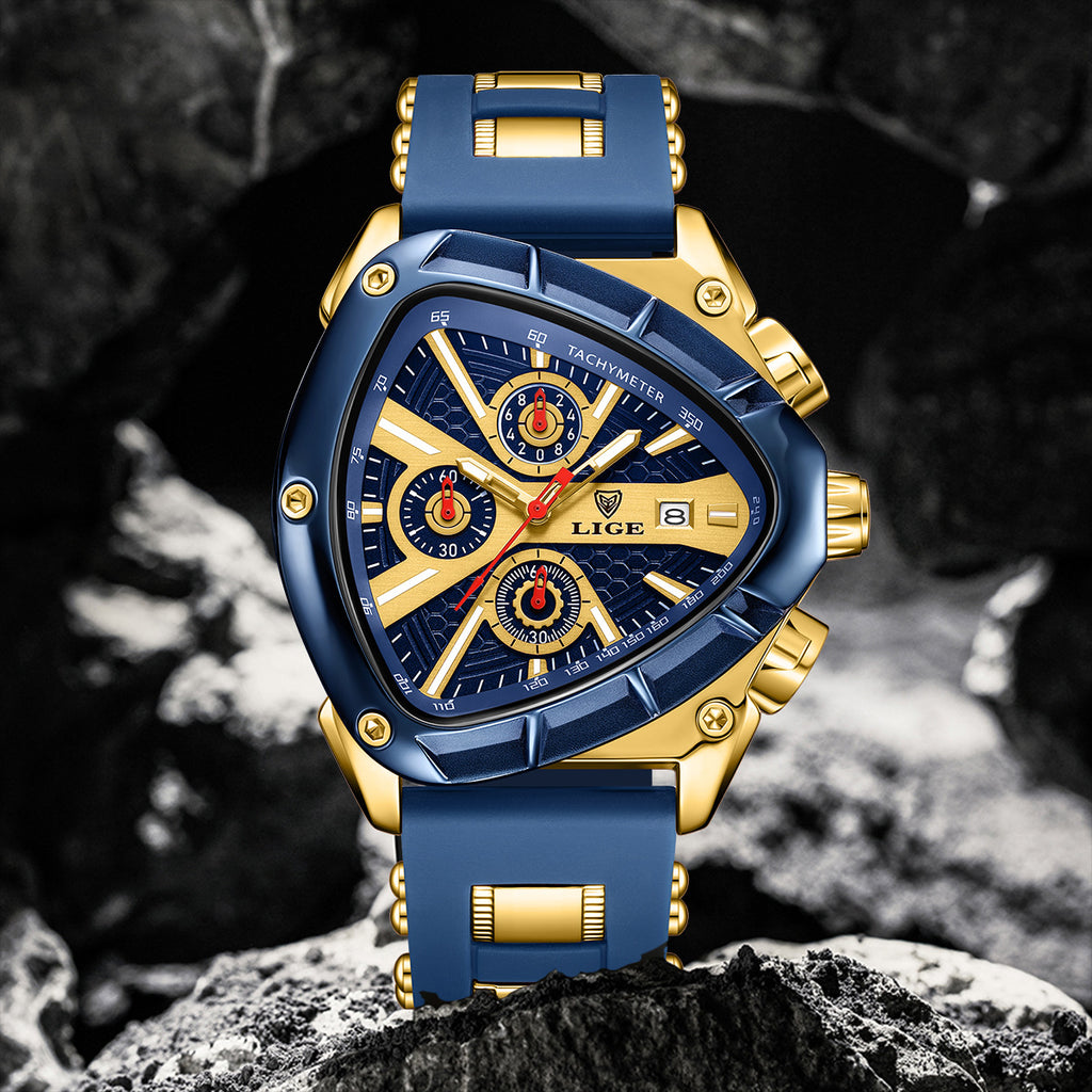 U.M | LIGE Polygonal Luminous Calendar Watch