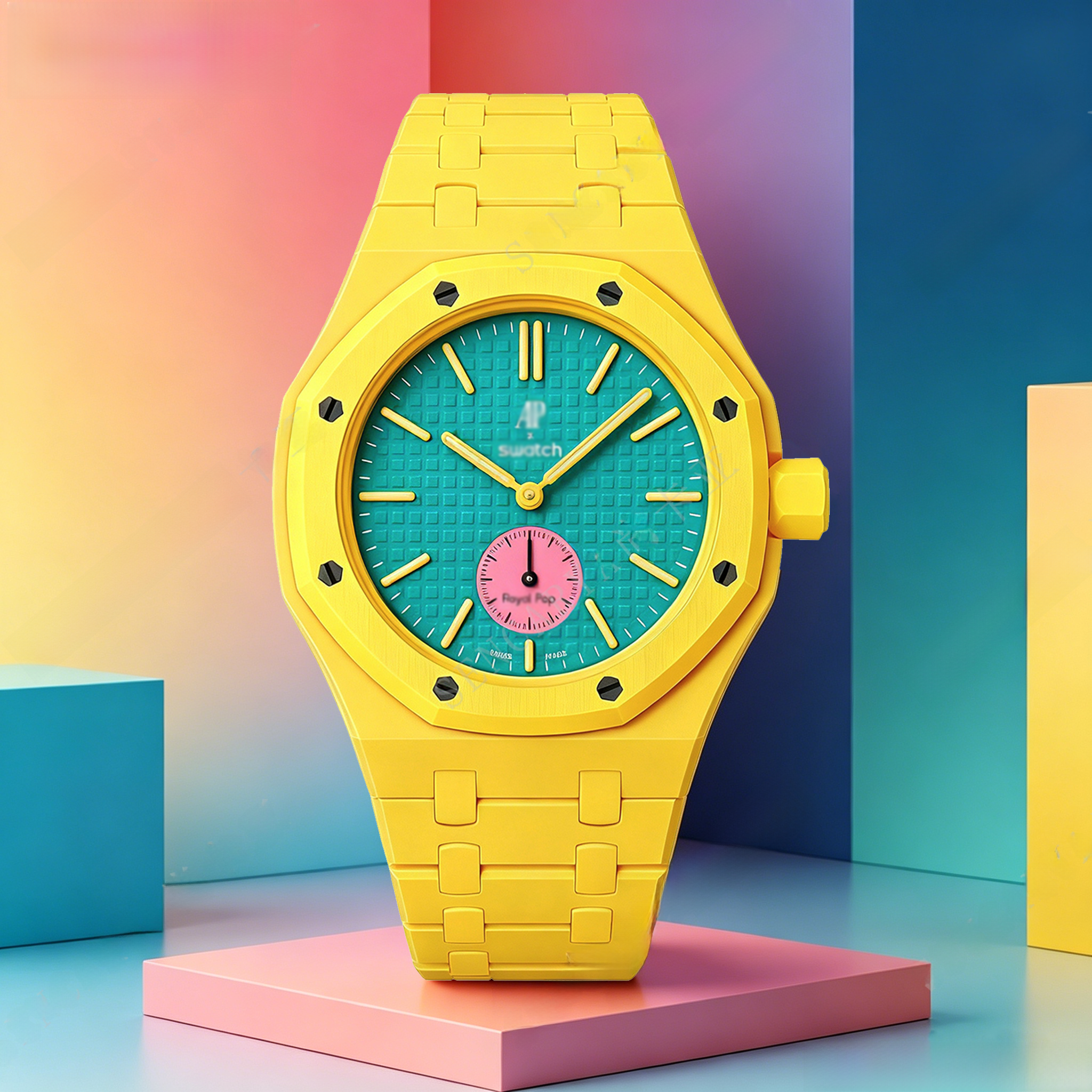 U.M | Modified AP Collaboration Swatch Watch Strap Bio-Ceramic