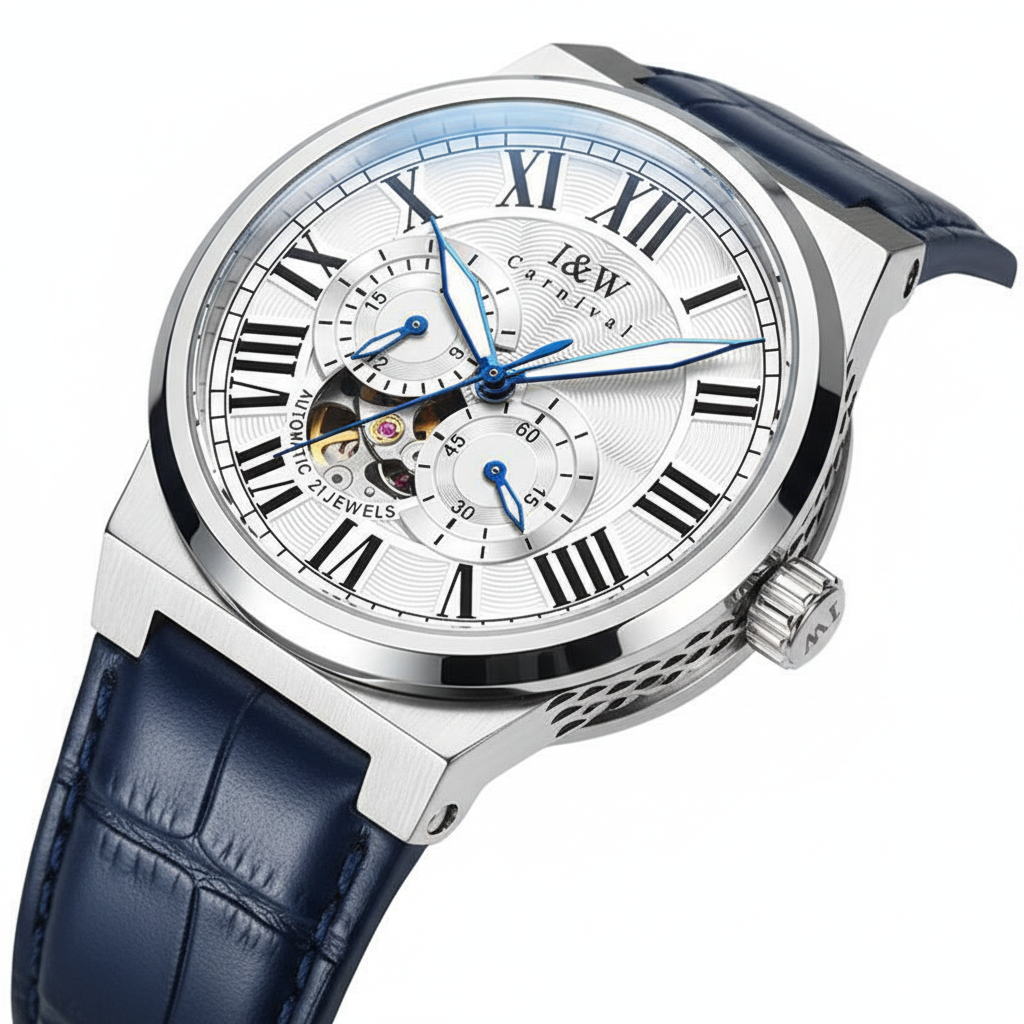 I&W Carnival watch on white background